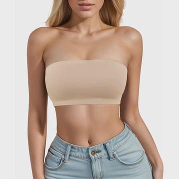 Naadloze Strapless Bandeau Top BH met Siliconen Anti-slip St, Verzenden