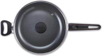 Brabantia INDU+ R Hapjepan / Skillet inclusief glazen, Huis en Inrichting, Keuken | Potten en Pannen, Verzenden, Nieuw
