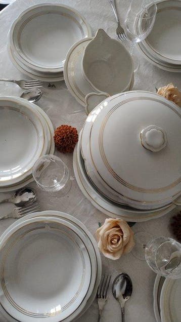 Limoges, Charles Arhenfeldt - Eetservies (17) - Porselein, Antiek en Kunst