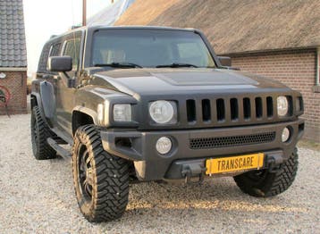 HUMMER grijs kenteken ombouw, Nieuw