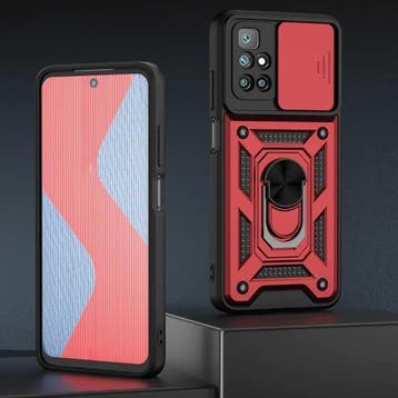 Xiaomi Poco X5 Pro (5G) - Armor Hoesje met Kickstand en, Verzenden, Nieuw