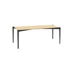Serax Rechthoekige Tafel Beuken Zwart - Eiken Naturel Éloïs, Huis en Inrichting, Nieuw, Overige houtsoorten, 150 tot 200 cm, 150 tot 200 cm