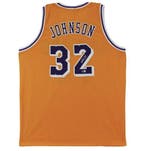 NBA - Magic Johnson - Geel aangepast basketbeshirt -, Nieuw