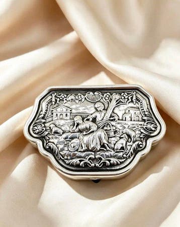 Doos - .915 zilver - zilveren doos