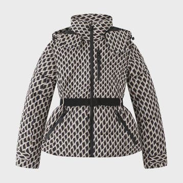 Dames Winter Parka Jas met Capuchon, Hoge Taille en Riem - W, Verzenden, Nieuw
