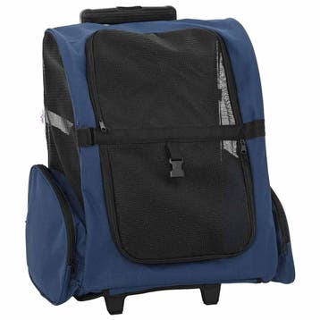 vidaXL Huisdierentrolley 3-in-1 48x32x(57-106) cm oxford, Verzenden, Nieuw