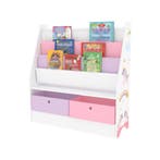 [en.casa] Kinderboekenkast Neda opbergkast 74x71x23 cm eenho, Kinderen en Baby's, Verzenden, Nieuw