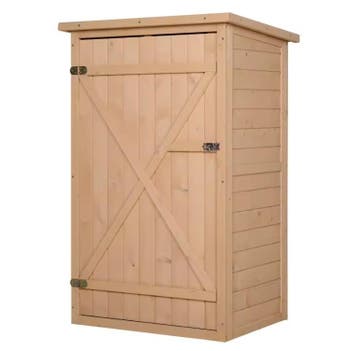 Houten Tuinopbergkast met Schuin Dak – 115 cm, Verzenden, Nieuw
