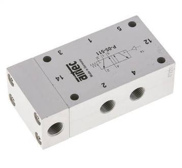 5/2 G1/8 Luchtgestuurd Ventiel ATEX 0-10bar/0-140psi, Verzenden, Nieuw