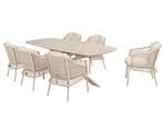 4 Seasons Outdoor Puccini tuinset latte met Prado tafel met, Ophalen of Verzenden, Nieuw