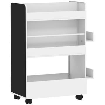 Kinderboekenkast Met 4 Planken, Bodemvak, 2 Zijpanelen, Scho, Verzenden, Nieuw