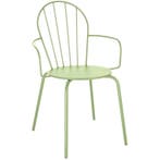 Stoelen | ADELINE | Staal | Lichtgroen | In-/Outdoor |, Verzenden, Nieuw in verpakking