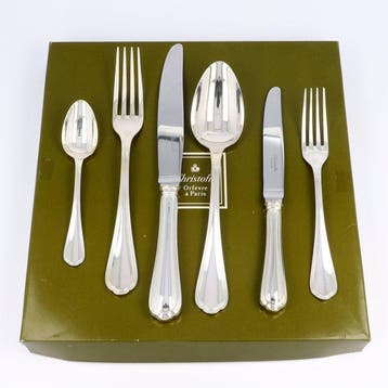 NO RESERVE - Christofle model Spatours - Bestekset (6) -