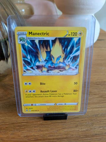Manectric 055/196 - Lost Origin, Hobby en Vrije tijd, Verzamelkaartspellen | Pokémon, Verzenden, Nieuw