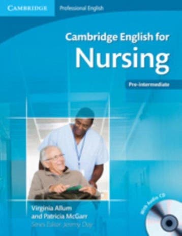 Cambridge english for nursing pre-int stud, 9780521141338, Verzenden, Zo goed als nieuw, HBO