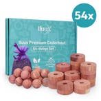 lluux Cederhouten Set 54 Stuks – inc. lavendel tegen Motten, Verzenden, Nieuw