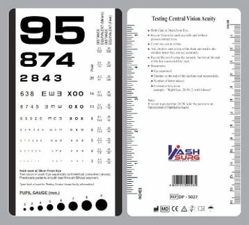 Visuskaart Rosenbaum Pocket Card 40 cm, Verzenden, Nieuw
