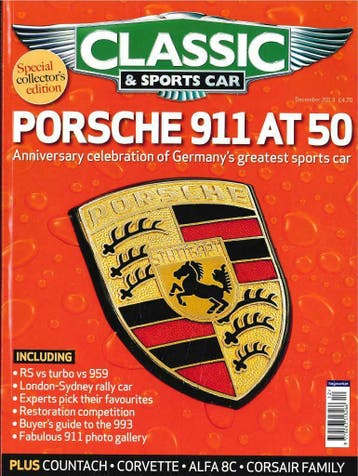 CLASSIC AND SPORTSCAR PORSCHE 911 AT 50 ALFA 8C, Verzenden, Gelezen, Algemeen