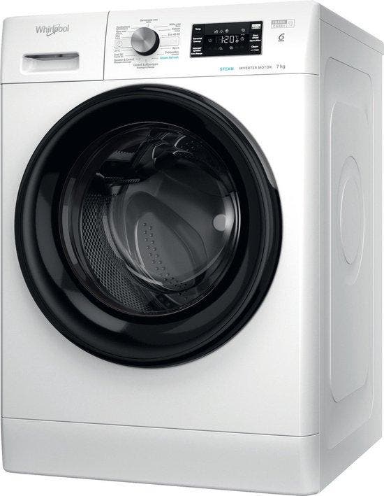 Whirlpool FFBBE7458BVF - Wasmachine - 7 kg - 1400 tpm - 6th, Witgoed en Apparatuur, Wasmachines, Zo goed als nieuw, Voorlader