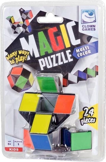 Clown Magic Puzzel - Multi Color (24 delig) | Clown Games -, Hobby en Vrije tijd, Verzenden, Nieuw
