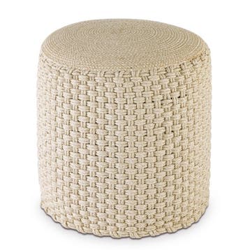 Kruk Zitkruk Merino Poef buiten ø40 H45cm Zit Poef navulbaar, Verzenden, Nieuw