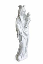 Beeld, Madonna and Child - 45 cm - Biscuit porselein