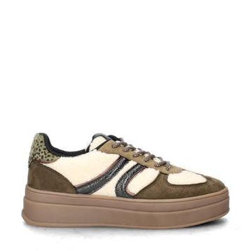 Nelson lage sneakers voor dames in het Groen, Verzenden, Nieuw, Sneakers of Gympen, Nelson