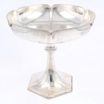 Wilhelm Binder - Fruitschaal - Tazza - .800 zilver