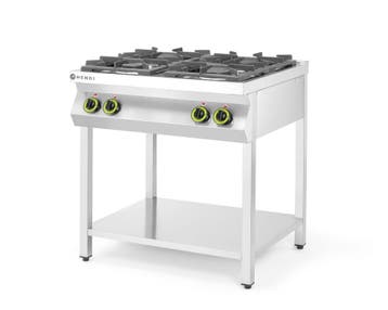 Gasfornuis Kitchen Line 4-pits open standaard, HENDI, Kitche, Ophalen of Verzenden, Nieuw in verpakking