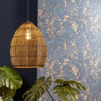 Light & Living Meya hanglamp Ø40x53 cm metaal zwart/goud -, Ophalen of Verzenden, Nieuw