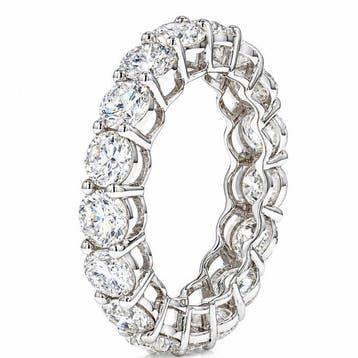 Zonder minimumprijs - Ring - 14 karaat Witgoud - 3.23ct. tw., Nieuw