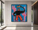 Timo Wedell - Western Black Panther - XXL - Basquiat Style