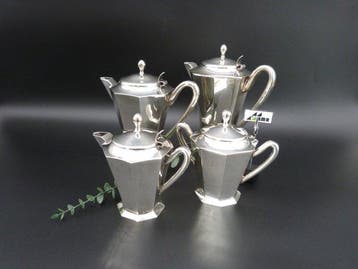 DAMAR - Koffie- en theeservies (4) - .900 zilver