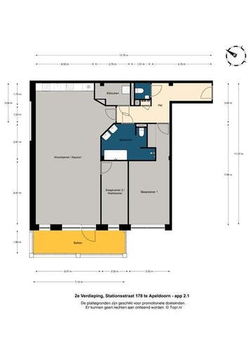 Te huur: Appartement Stationsstraat in Apeldoorn, Gelderland, Apeldoorn, Appartement