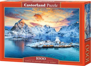 Sunrise on Sakrisoy Lofoten Norway Puzzel (1000 stukjes) |, Verzenden, Nieuw
