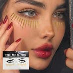 Face Art Tattoos Sproet 8: Verticale Edgy Strepen, Ophalen of Verzenden, Nieuw