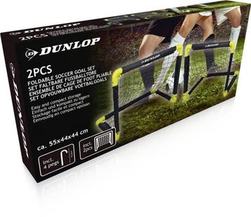 Dunlop Voetbaldoel 50 x 44 x 44 cm - Voetbaldoeltjes Set van, Ophalen of Verzenden, Zo goed als nieuw