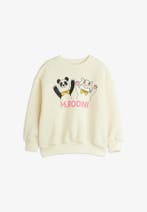 Relaxed Fit Sweatshirt panda en kat print 116, Ophalen of Verzenden, Nieuw, Jongen, Trui of Vest