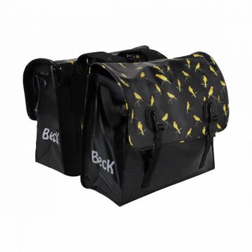 Beck Dubbele Fietstas Gold Birds Classic, Verzenden, Nieuw