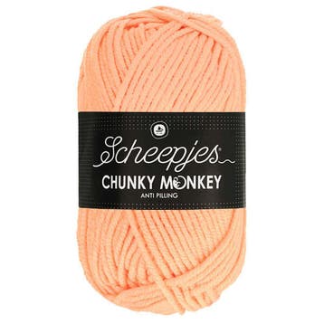 Scheepjes Chunky Monkey - 1026 peach - Acryl Garen, Ophalen of Verzenden, Nieuw