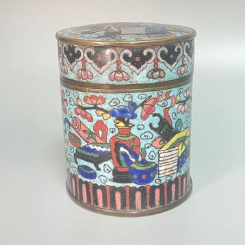 Container - Messing - Cloisonné Opium-flesje
