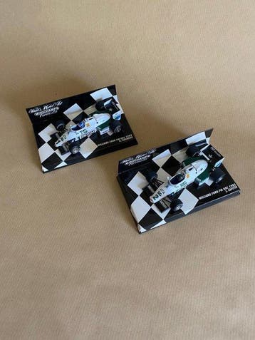 Minichamps 1:43 - Modelauto (2) - WILLIAMS Ford FW 08C 1983, Nieuw