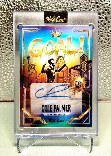 Wild card True 1/1 Cole Palmer Gesigneerde kaart, Enige, Nieuw