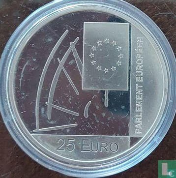 Luxemburg 25 euro 2004 (PROOF) 25 years Elections to the..., Verzenden, Goud, 5 euro, Losse munt