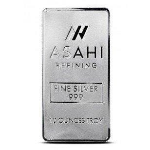 10 troy ounce - Zilver .999 - 10 oz ASAHI 999 Fine Silver