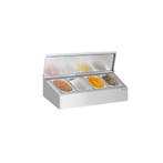 GGM Gastro | RVS kruidenrek - 4x GN 1/4 | GAK414 | GAK414, Verzenden