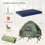 2dekans | Coast – Outdoor Tentbed 5-in-1 – 194 x 145 x 187, Ophalen of Verzenden, Zo goed als nieuw, Groen