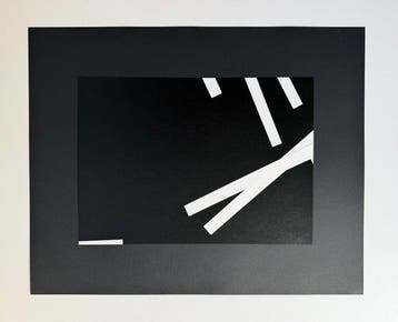 François Morellet (1926-2016) - Collage on paper from la