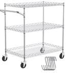 Metalen Opbergwagen 3-Laags – Keukentrolley op Wielen, Verzenden, Nieuw
