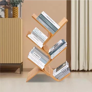 Bamboe Boom Boekenkast 5 Lagen – Moderne Staande Organizer, Verzenden, Nieuw